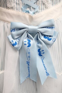 画像3: metamorphose / シナモロールコラボ　エプロン付きジャンパースカート  サックス S-25-06-21-041-ME-OP-AS-ZS