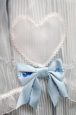 画像4: metamorphose / シナモロールコラボ　エプロン付きジャンパースカート  サックス S-25-06-21-041-ME-OP-AS-ZS