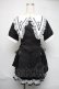 画像1: MA*RS / スピンドル付きクロス刺繍セットアップ  黒 S-25-06-22-046-EL-SK-HR-ZS (1)