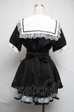 画像2: MA*RS / スピンドル付きクロス刺繍セットアップ  黒 S-25-06-22-046-EL-SK-HR-ZS