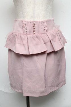 画像1: Rojita / ペプラムタイトスカート  ピンク S-25-06-22-055-LO-SK-AS-ZS
