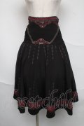 Ozz oneste / 2Wayスカート  黒 S-25-06-22-062-OO-SK-AS-ZS