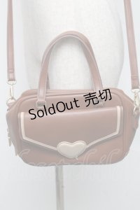 m petit by misako / レター2WAYバッグ  ブラウン S-25-06-22-009-LO-BG-HR-ZS