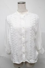 LOLITAその他 / レースデザインブラウス  白 S-25-06-22-011-LO-BL-AS-ZS