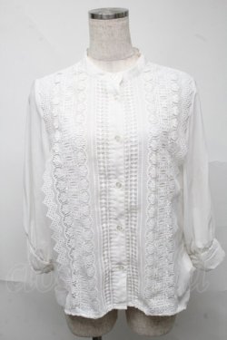 画像1: LOLITAその他 / レースデザインブラウス  白 S-25-06-22-011-LO-BL-AS-ZS