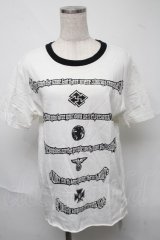 MILKBOY / プリントTシャツ  白 S-25-06-22-013-MB-TS-AS-ZS
