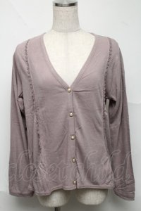 axes femme / パールボタンカーディガン   S-25-06-22-020-AX-TO-HR-ZI