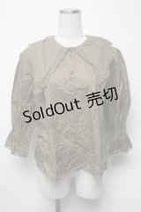 Perla nell' ostrica / コットンパフブラウス  カーキ S-25-06-22-023-EL-BL-AS-ZT051