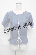 axes femme / デニムオフショルトップス  紺 S-25-06-22-025-AX-TO-ET-ZI