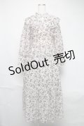 An MILLE / 花柄ワンピース  オフｘグレー S-25-06-22-036-EL-OP-AS-ZS