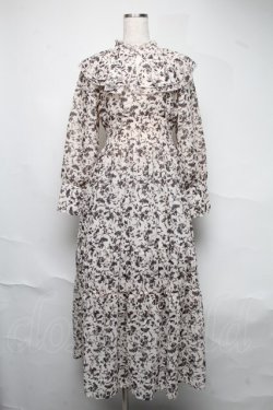 画像1: An MILLE / 花柄ワンピース  オフｘグレー S-25-06-22-036-EL-OP-AS-ZS