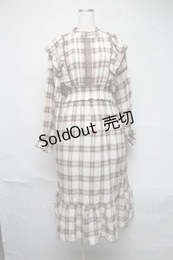 画像1: LOLITAその他(お買取対象外) / タータンチェックワンピース  ブラウン S-25-06-22-042-LO-OP-HR-ZS