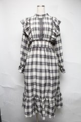 LOLITAその他(お買取対象外) / タータンチェックワンピース  黒ｘ白 S-25-06-22-043-LO-OP-HR-ZS