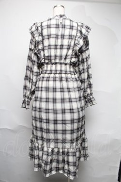 画像2: LOLITAその他(お買取対象外) / タータンチェックワンピース  黒ｘ白 S-25-06-22-043-LO-OP-HR-ZS