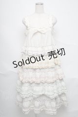 PINK HOUSE / カラフルステッチキャミソールワンピース  アイボリー S-25-06-23-020-LO-OP-SA-ZS