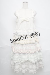 PINK HOUSE / カラフルステッチキャミソールワンピース  アイボリー S-25-06-23-020-LO-OP-SA-ZS