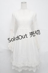 PINK HOUSE / ハイウエスト切替レースワンピース  オフ S-25-06-23-021-LO-OP-AS-ZS