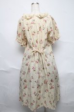 画像2: PINK HOUSE / ブロッサムローズプリントミディワンピース  アイボリー S-25-06-23-023-LO-OP-SA-ZT301 (2)