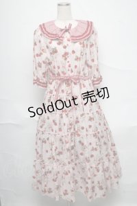 alcali / サイベリアンストロベリーワンピース  ピンクＸ赤Ｘ白 S-25-06-23-031-LO-OP-SA-ZS