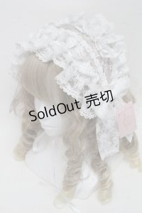 metamorphose / Fairyレースフリルヘッドドレス  白 S-25-06-24-001-ME-AC-HR-ZS