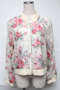 axes femme POETIQUE / 花柄パーカー  オフ S-25-06-24-048-AX-BL-HR-ZS