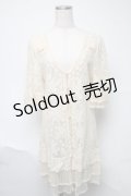 axes femme / 総レースロングカーディガン   S-25-06-24-050-AX-TO-AS-ZS