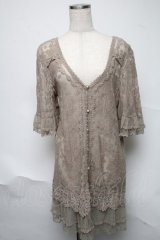 axes femme / ファー付フードロングカーデ  ピンク S-25-06-24-053-AX-CO-AS-ZS