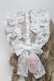 画像3: metamorphose / Fairyレースフリルヘッドドレス  白 S-25-06-24-001-ME-AC-HR-ZS (3)