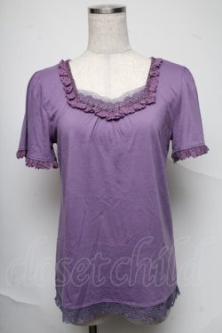 画像1: axes femme / インナープルオーバー  紫 S-25-06-24-033-AX-TO-AS-ZS