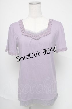 画像1: axes femme / インナープルオーバー  紫 S-25-06-24-033-AX-TO-AS-ZI
