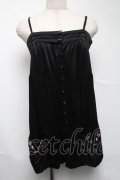 JILL STUART / ビジューサロペット  黒 S-25-06-25-045-LO-OP-HR-ZS