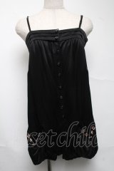 JILL STUART / ビジューサロペット  黒 S-25-06-25-045-LO-OP-HR-ZS