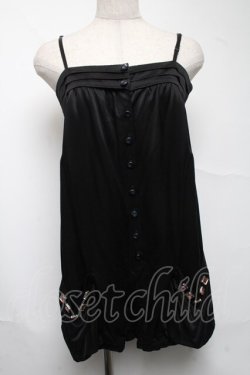 画像1: JILL STUART / ビジューサロペット  黒 S-25-06-25-045-LO-OP-HR-ZS