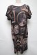 画像1: abilletage / FrameシリーズTシャツワンピース（Big frame）  黒 S-25-06-25-048-GO-OP-HR-ZS (1)