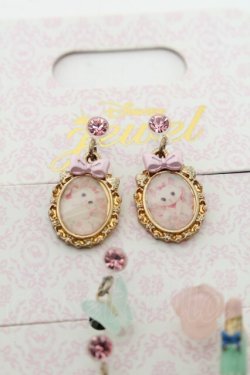 画像2: Angelic Pretty / イヤリング Kiss me! Catマリー   S-25-06-25-007-AP-AC-HR-ZS
