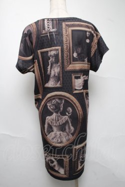画像2: abilletage / FrameシリーズTシャツワンピース（Big frame）  黒 S-25-06-25-048-GO-OP-HR-ZS