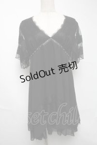DIESEL / チュール切替ワンピース  黒 S-25-06-25-050-PU-SK-HR-ZS