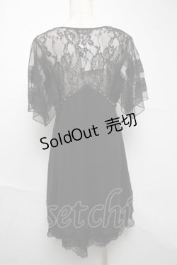 画像2: DIESEL / チュール切替ワンピース  黒 S-25-06-25-050-PU-SK-HR-ZS