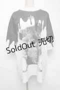 TRAVAS TOKYO / Oozy bear BIG Tee  黒ｘ白 S-25-06-25-052-PU-TS-HR-ZS