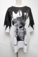 画像1: TRAVAS TOKYO / Oozy bear BIG Tee  黒ｘ白 S-25-06-25-052-PU-TS-HR-ZS (1)