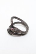 BLACK BOOTS / SNAKE LINK リング 8 シルバー S-25-06-25-008-PU-AC-AS-ZS