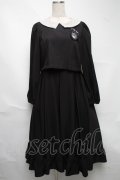 m petit by misako / サンリオキャラクターズコラボ クロミワッペン付きワンピース  黒 S-25-06-25-057-LO-OP-AS-ZS