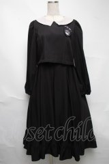 m petit by misako / サンリオキャラクターズコラボ クロミワッペン付きワンピース  黒 S-25-06-25-057-LO-OP-AS-ZS