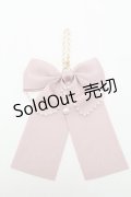 m petit by misako / リボンチャーム  ピンク S-25-06-25-009-LO-ZA-HR-ZS