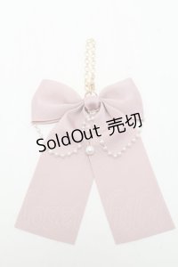 m petit by misako / リボンチャーム  ピンク S-25-06-25-009-LO-ZA-HR-ZS
