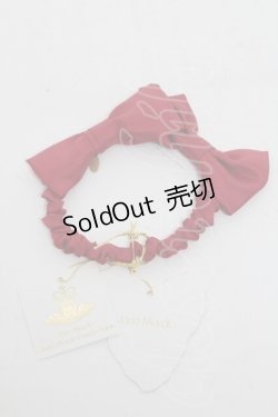 画像1: Jane Marple / リボンゴム  レッド S-25-06-25-002-JM-AC-HR-ZS