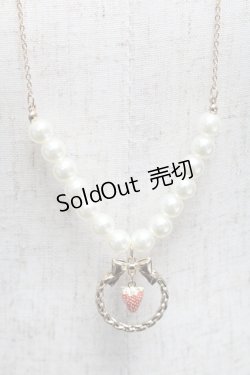 画像1: m petit by misako / AMイチゴサークルネックレス   S-25-06-25-015-LO-AC-HR-ZS