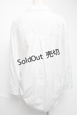 画像2: An MILLE / クシュットリボンシャツ  白 S-25-06-25-019-EL-TS-AS-ZS