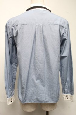 画像2: MILK / M刺繍ブラウス  サックス S-25-06-25-030-ML-BL-AS-ZT018