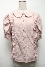 画像1: Swankiss / maid cottonブラウス  ピンク S-25-06-25-032-CA-TO-SZ-ZT018 (1)